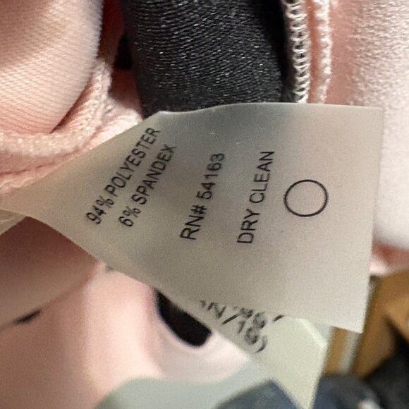 NWT New Tommy Hilfiger Colorblock Scuba Sheath Dress Pink Black MSRP $99 Size 6 - Picture 7 of 12